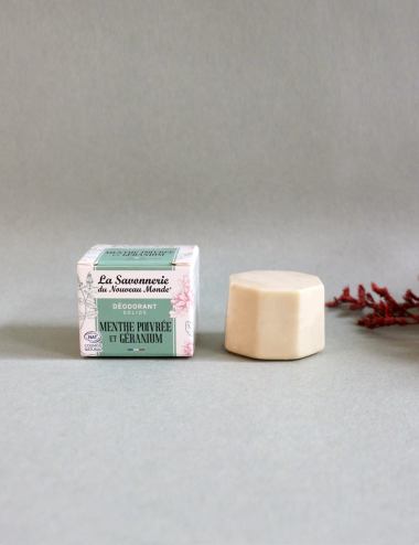 MENTHE POIVRÉE & GERANIUM | Déodorant MENTHE POIVRÉE & GERANIUM | Déodorant