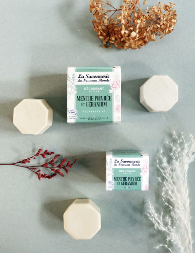 MENTHE POIVRÉE & GERANIUM | Déodorant MENTHE POIVRÉE & GERANIUM | Déodorant